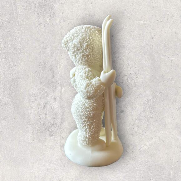 Dept 56 Snowbabies Lets Go Skiing Winter Tales Porcelain Figurine #6185-2 - Picture 2 of 8